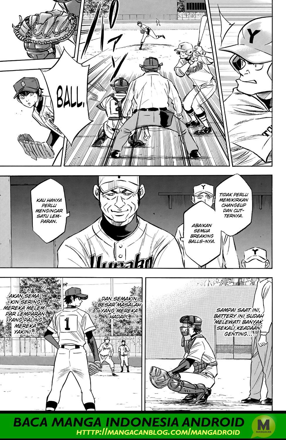 Diamond no Ace Act 2 — Chapter 149, halaman 11