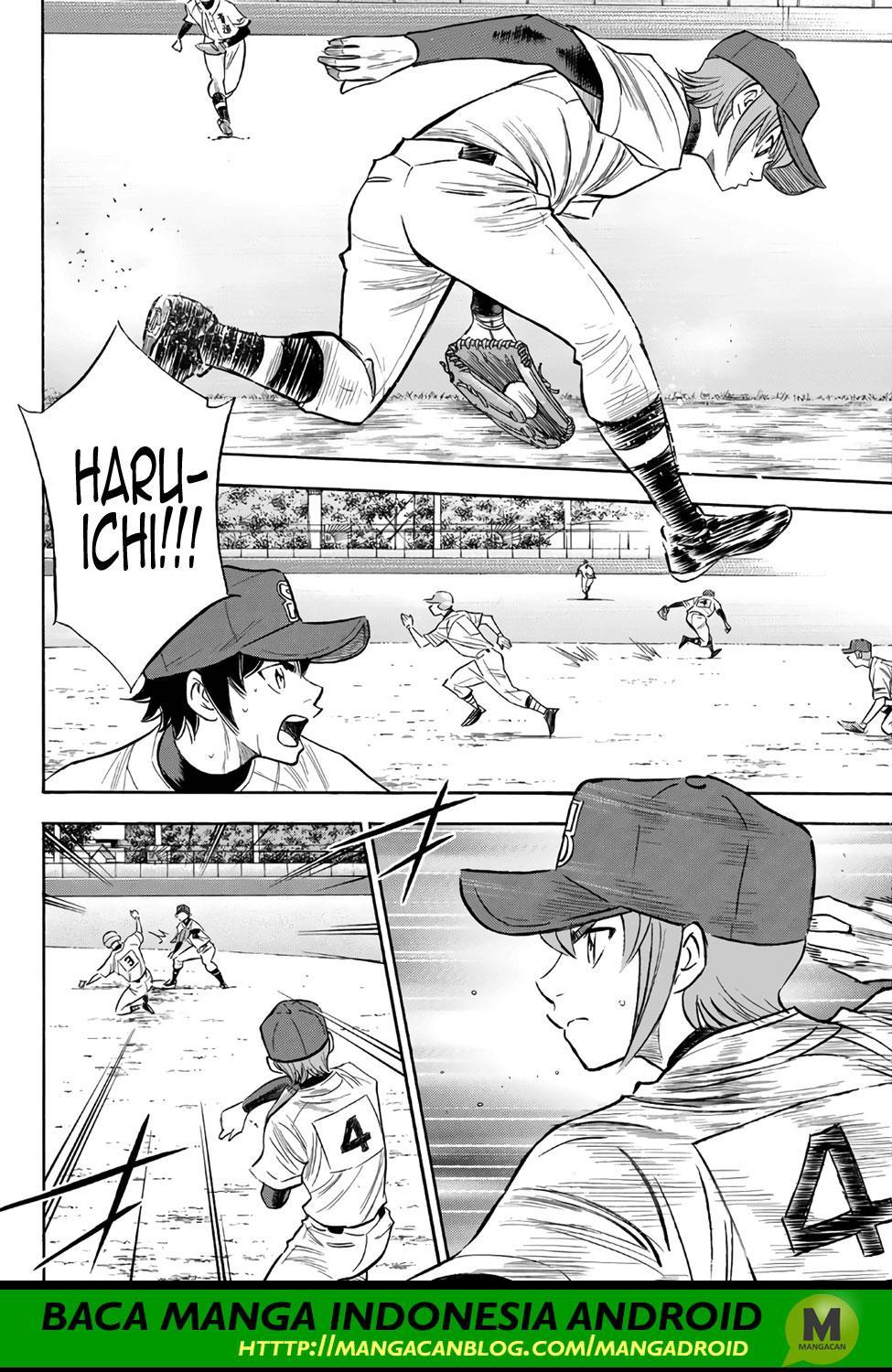 Diamond no Ace Act 2 — Chapter 149, halaman 16