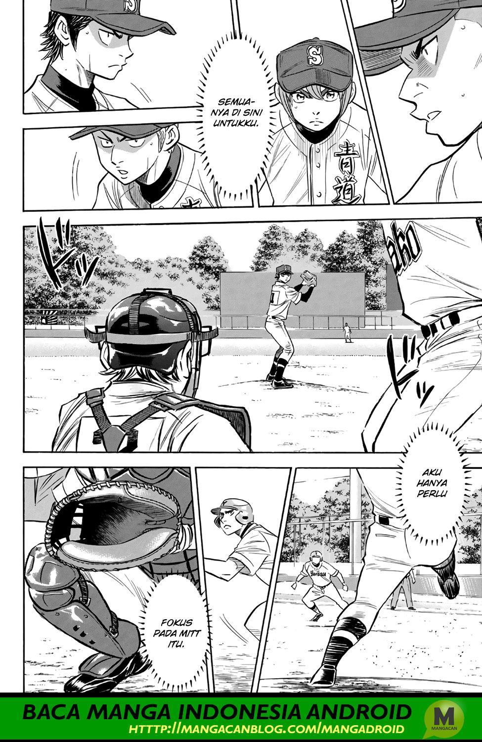 Diamond no Ace Act 2 — Chapter 149, halaman 8