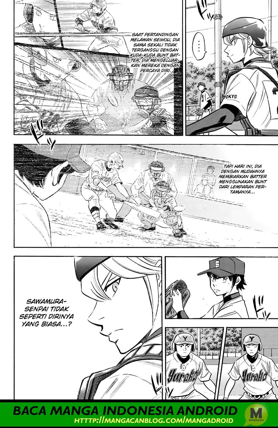 Diamond no Ace Act 2 — Chapter 148, halaman 14