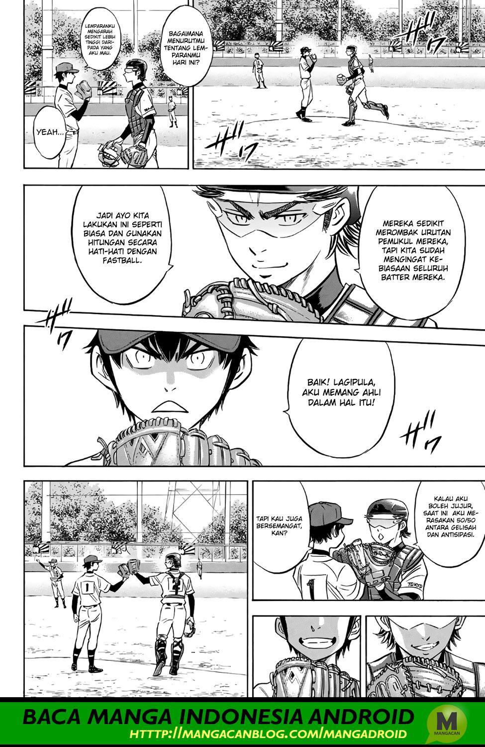 Diamond no Ace Act 2 — Chapter 147, halaman 9