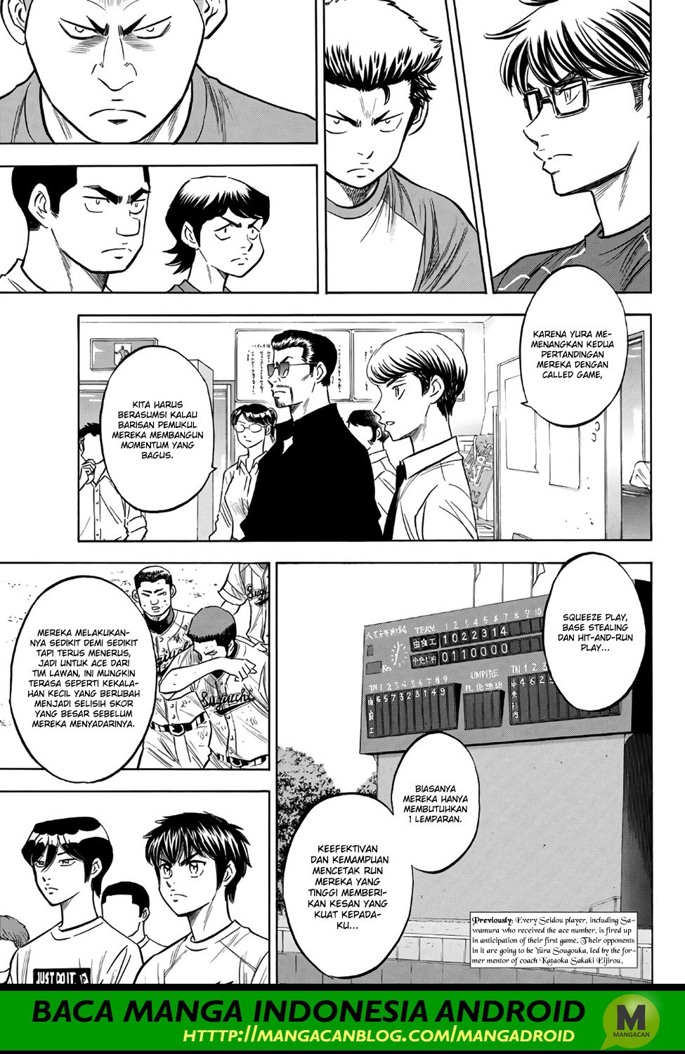 Diamond no Ace Act 2 — Chapter 145, halaman 3