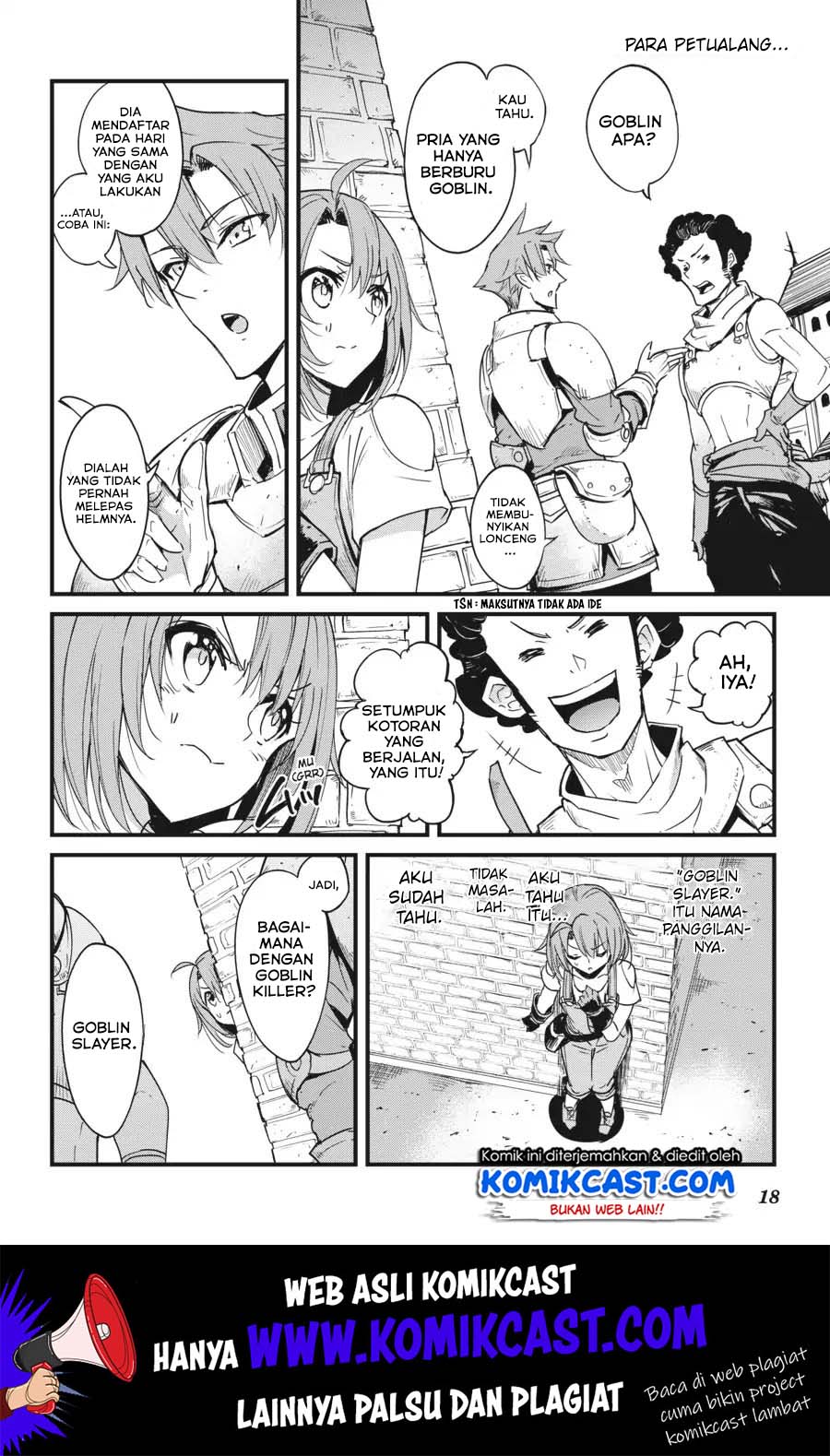 Goblin Slayer Gaiden: Year One — Chapter 32, halaman 19