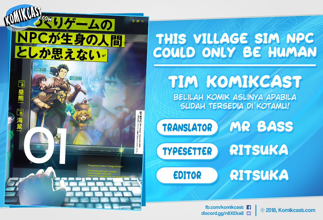 This Village Sim NPC Could Only Be Human — Chapter 5.1, halaman 1