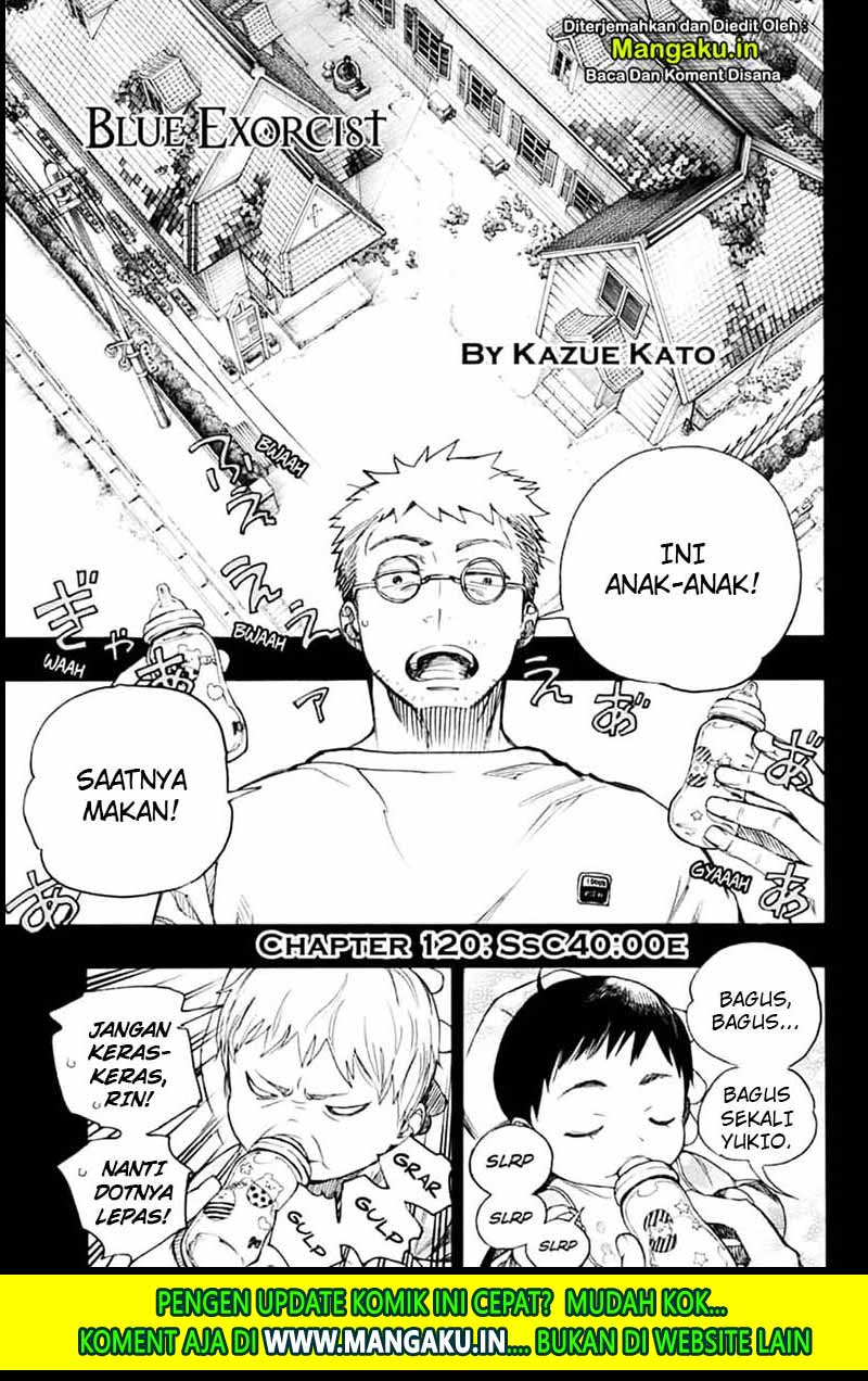 Ao no Exorcist — Chapter 120, halaman 2