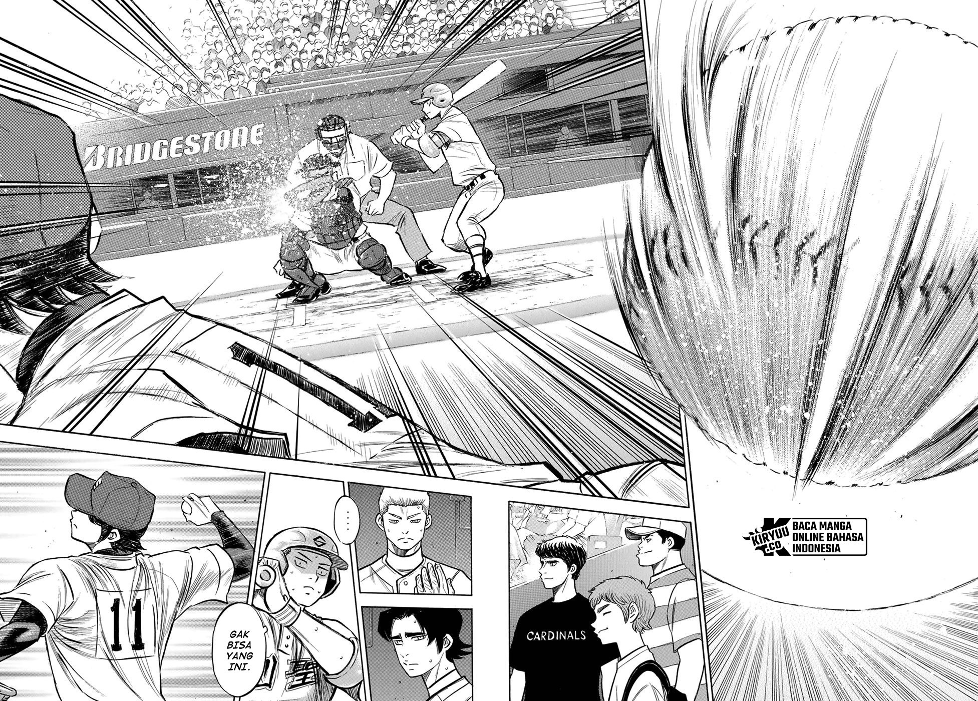 Diamond no Ace Act 2 — Chapter 207, halaman 10