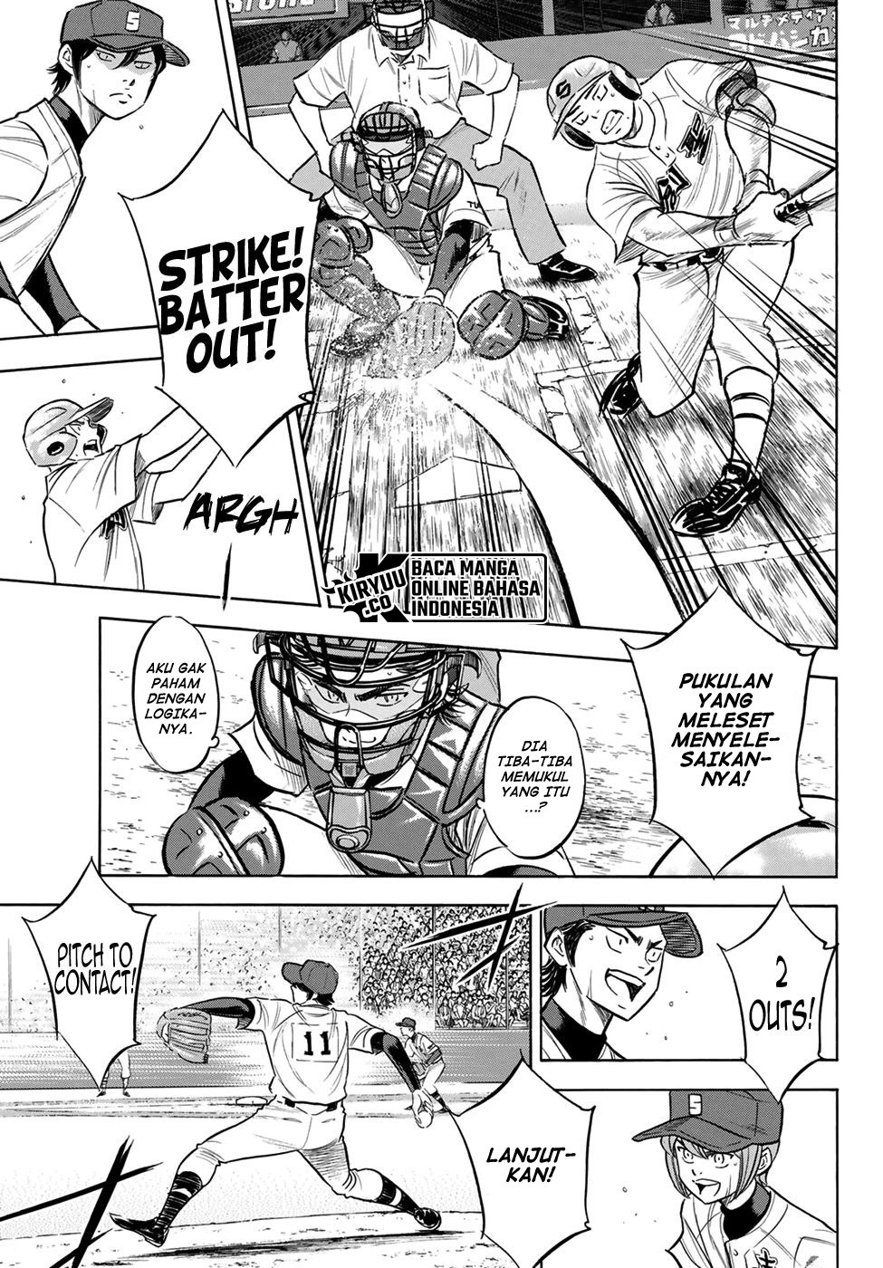 Diamond no Ace Act 2 — Chapter 207, halaman 12