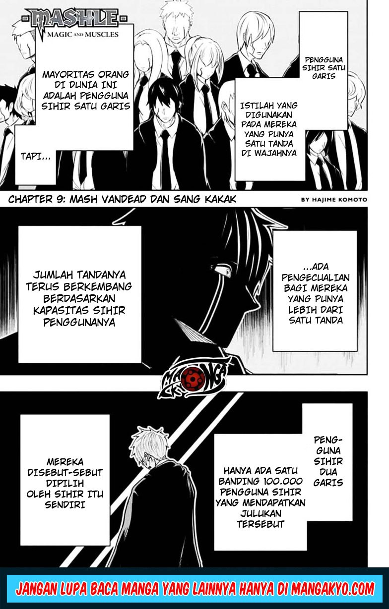 Mashle: Magic and Muscles — Chapter 9, halaman 1