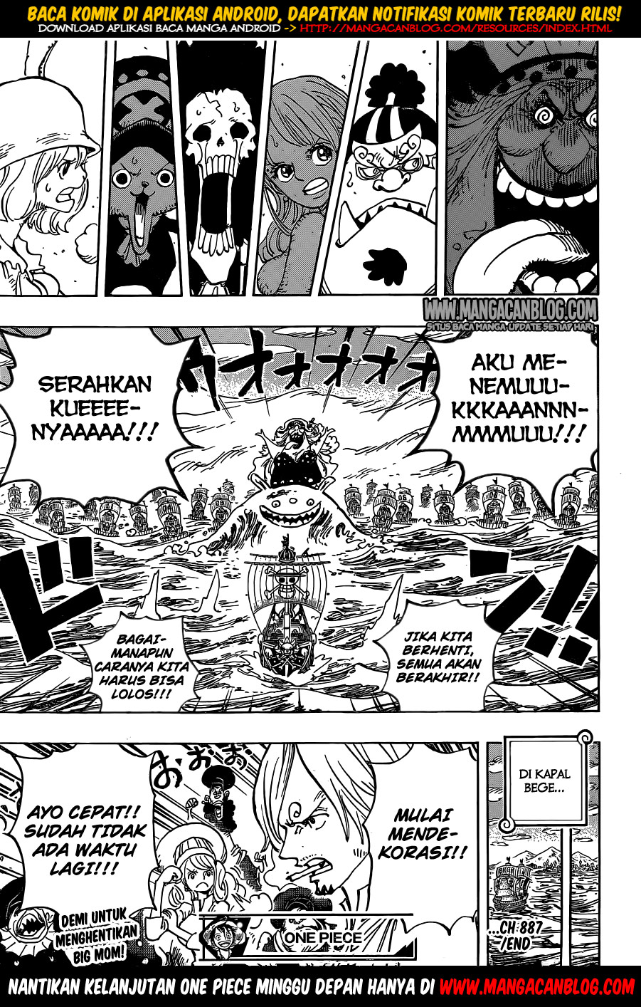 One Piece — Chapter 887, halaman 16