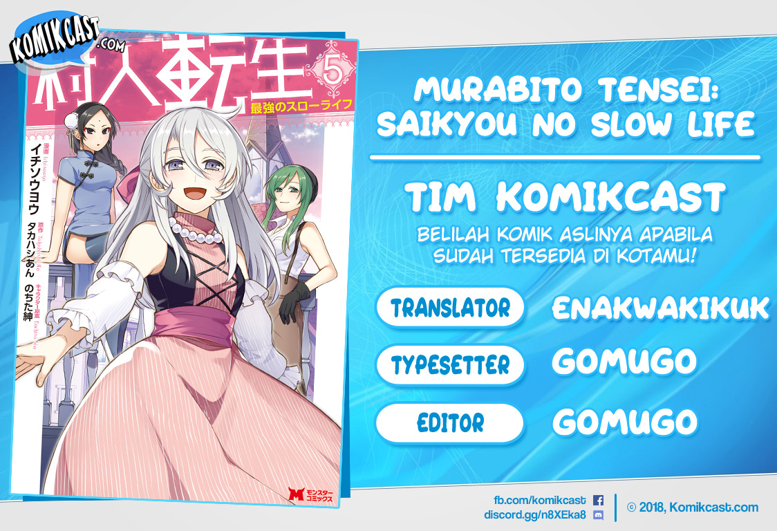 Murabito Tensei: Saikyou no Slow Life — Chapter 24, halaman 1