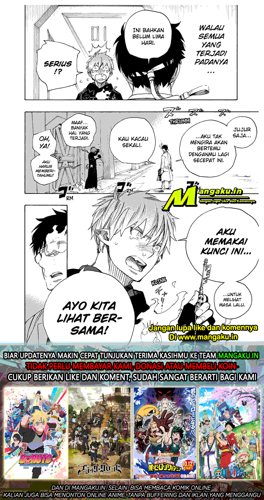 Ao no Exorcist — Chapter 121.1, halaman 21