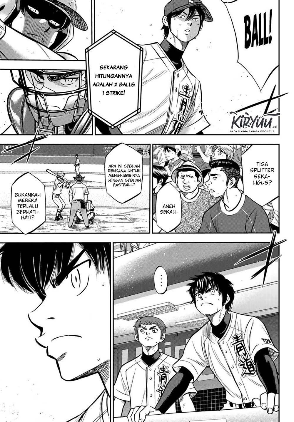 Diamond no Ace Act 2 — Chapter 211, halaman 13