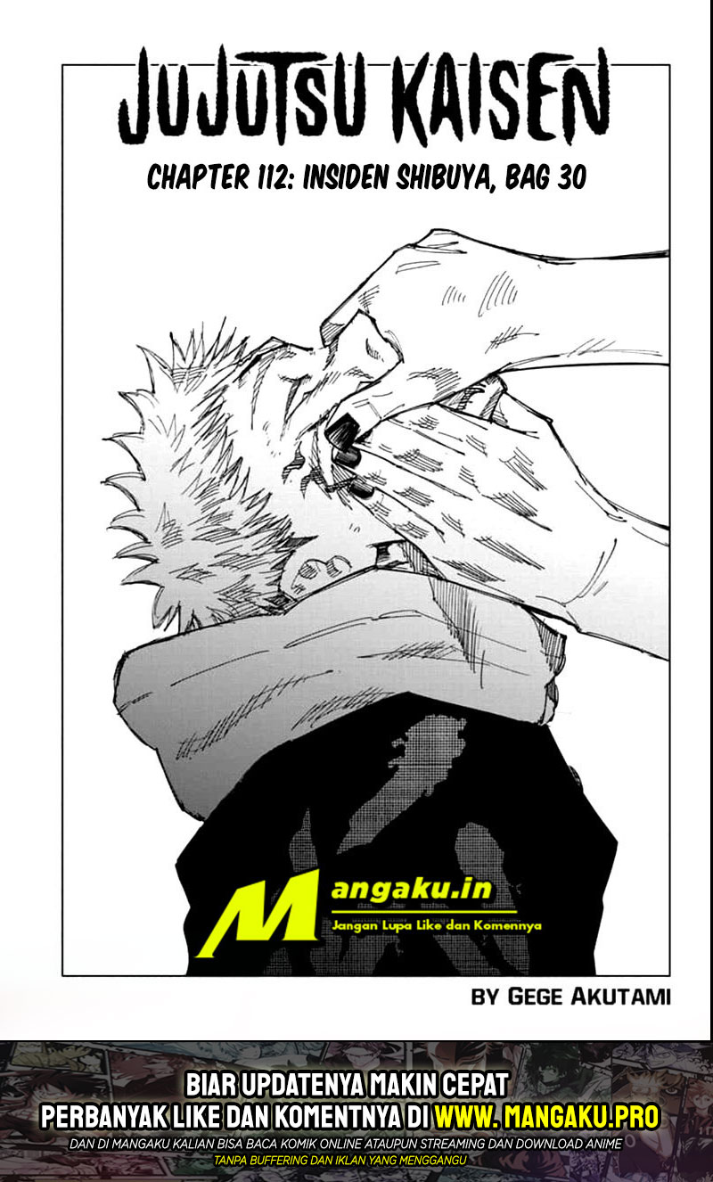 Jujutsu Kaisen — Chapter 112, halaman 2