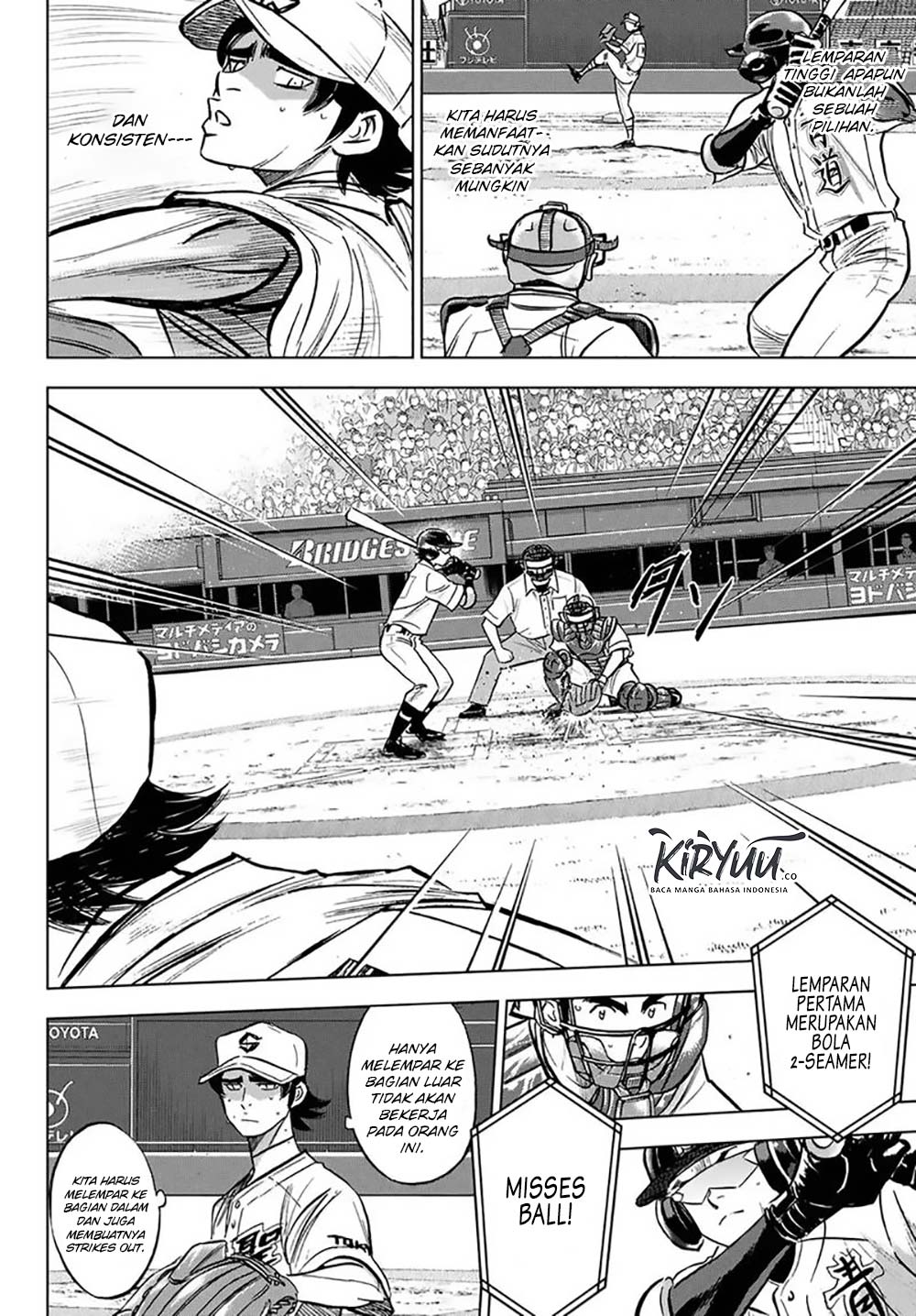 Diamond no Ace Act 2 — Chapter 213, halaman 18