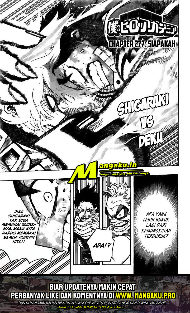 Boku no Hero Academia — Chapter 277, halaman 2