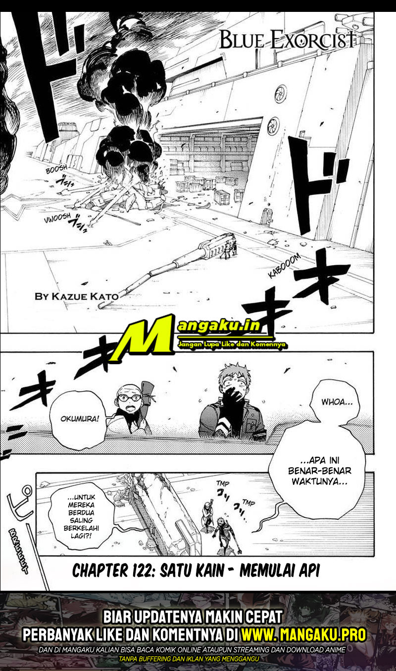 Ao no Exorcist — Chapter 122, halaman 2