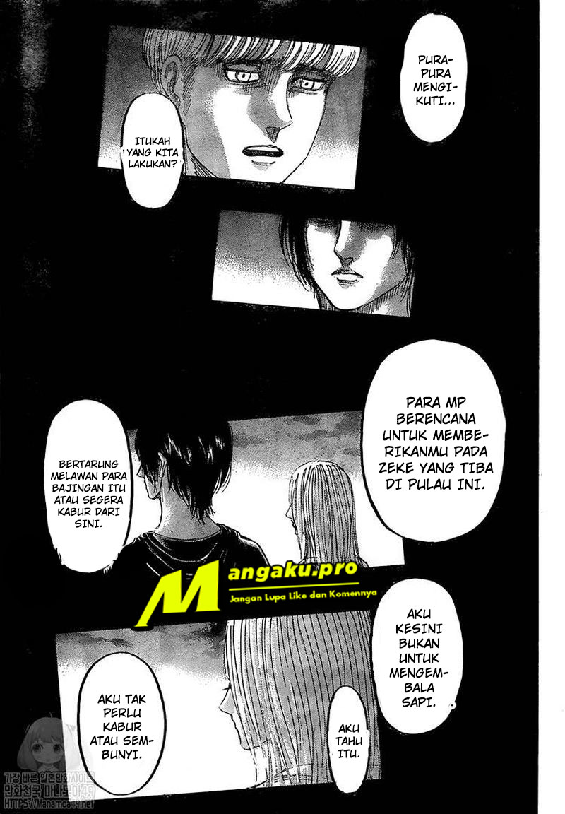 Shingeki no Kyojin — Chapter 130.1, halaman 10