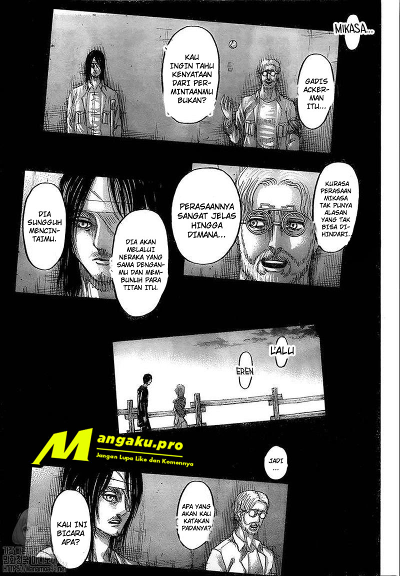 Shingeki no Kyojin — Chapter 130.1, halaman 16