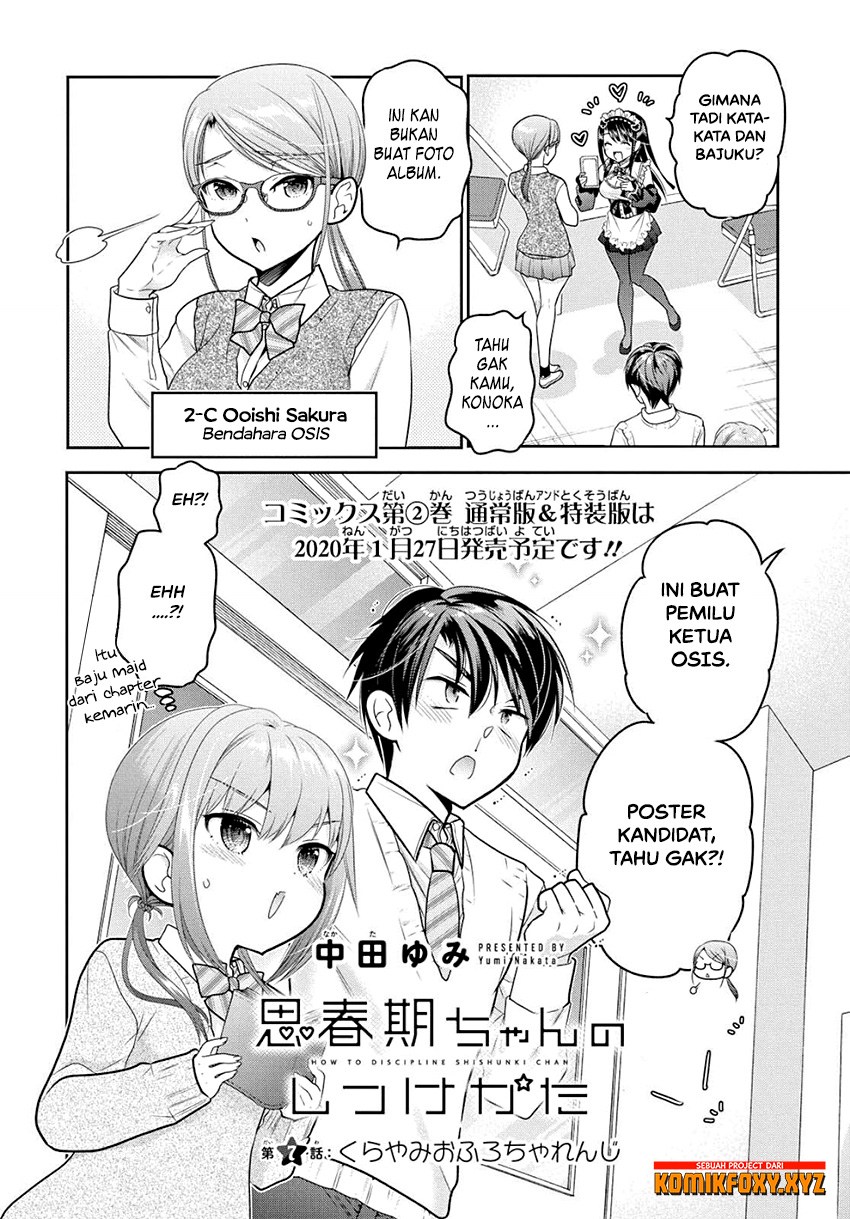 Shishunki-chan no Shitsukekata — Chapter 7, halaman 3