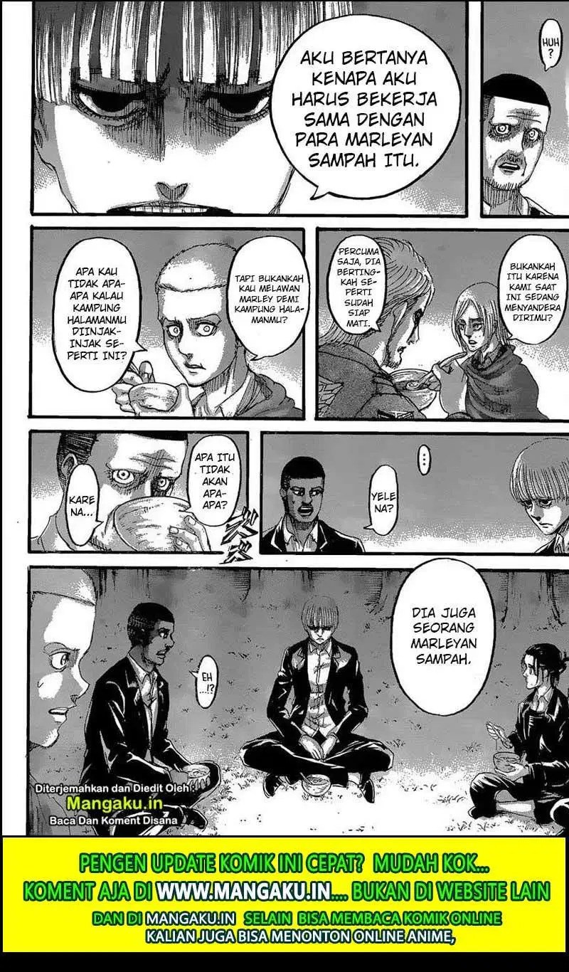 Shingeki no Kyojin — Chapter 127.1, halaman 22