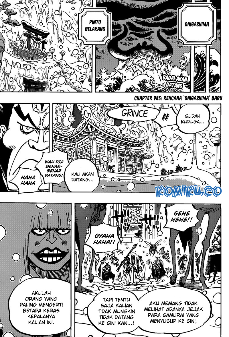 One Piece — Chapter 985, halaman 3
