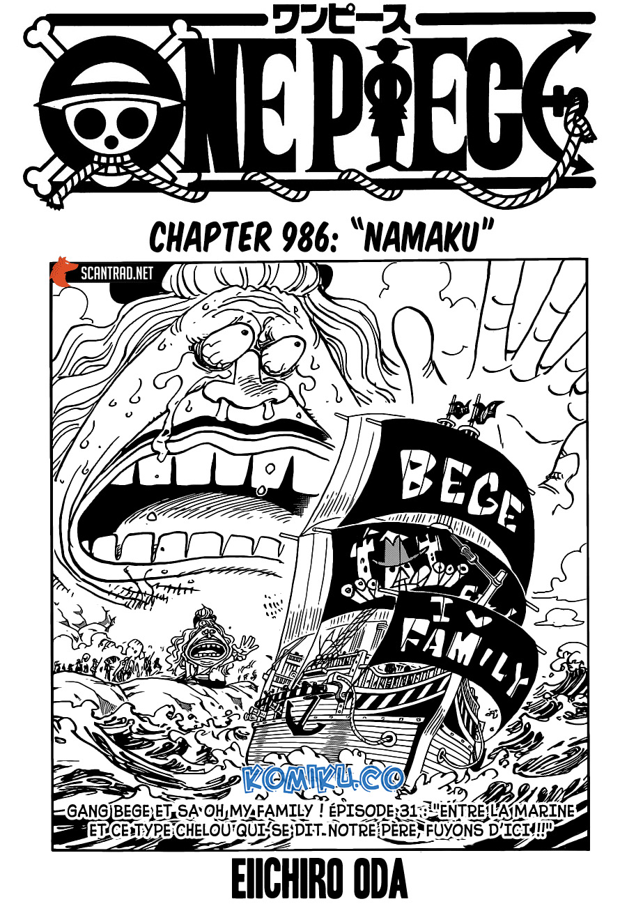 One Piece — Chapter 986, halaman 2