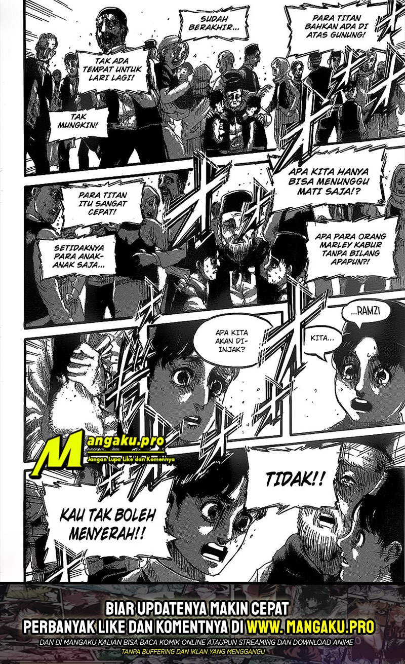 Shingeki no Kyojin — Chapter 131.1, halaman 14