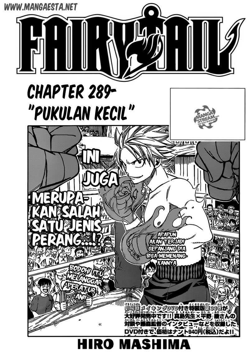 Fairy Tail — Chapter 289, halaman 1