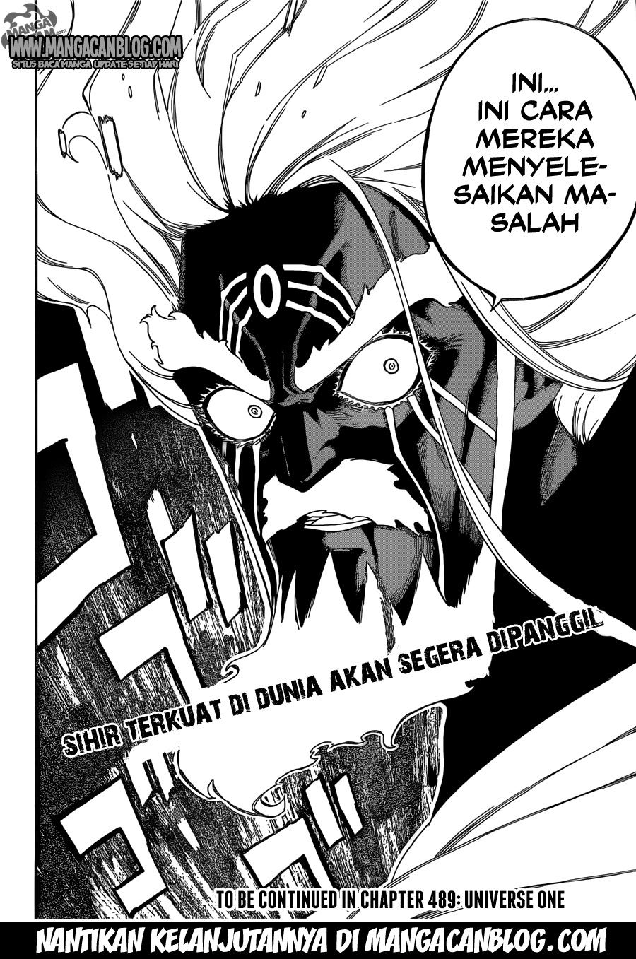 Fairy Tail — Chapter 488, halaman 22