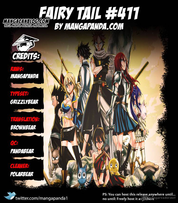 Fairy Tail — Chapter 411, halaman 19