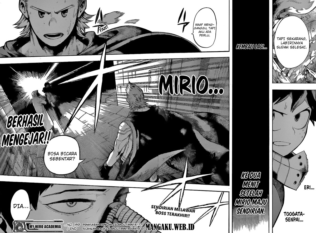 Boku no Hero Academia — Chapter 149, halaman 15