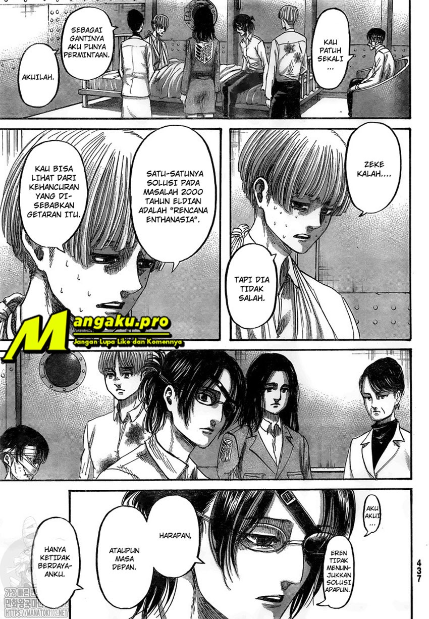 Shingeki no Kyojin — Chapter 132.1, halaman 14