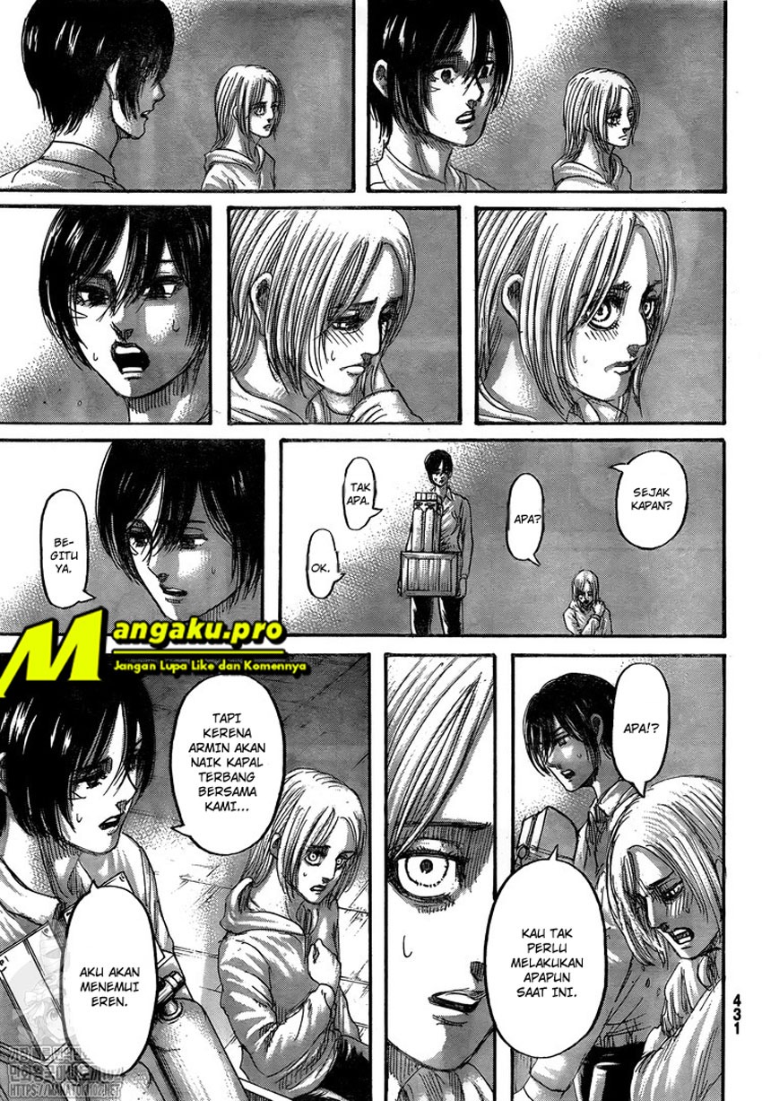 Shingeki no Kyojin — Chapter 132.1, halaman 8