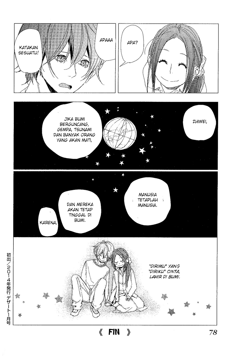 Chikyuu Umare no Anata e — Chapter 0, halaman 47