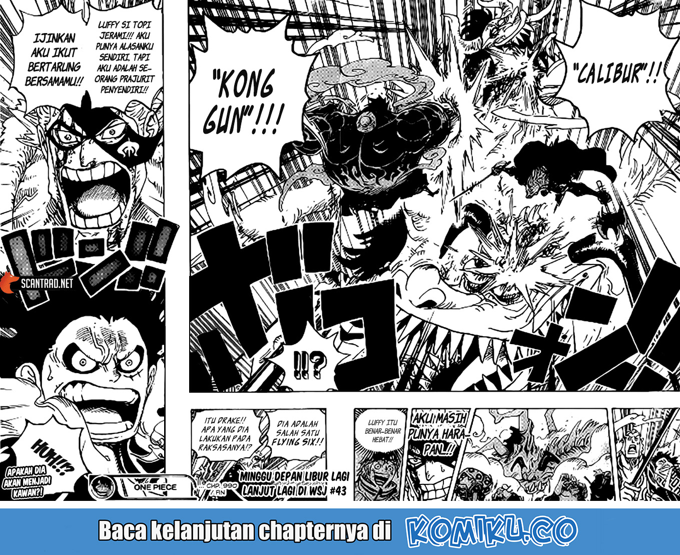 One Piece — Chapter 990, halaman 17