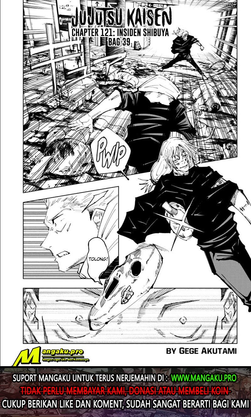 Jujutsu Kaisen — Chapter 121, halaman 2