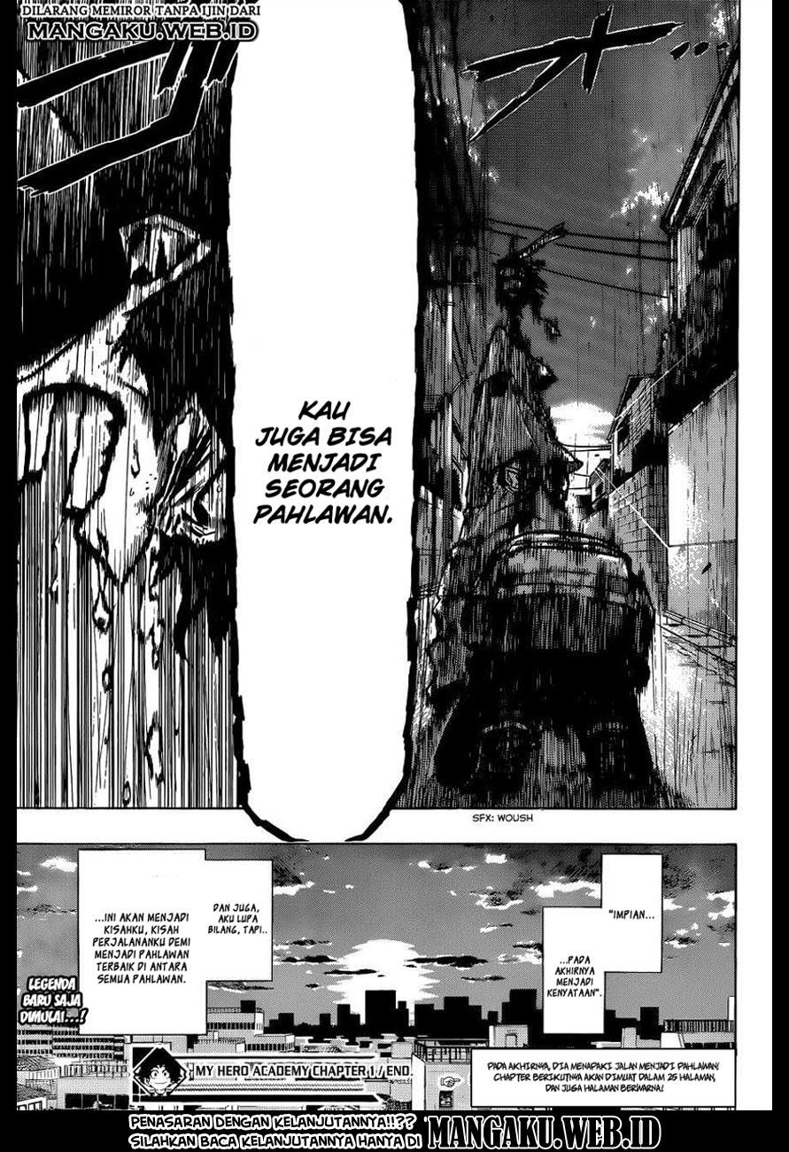 Boku no Hero Academia — Chapter 1, halaman 53
