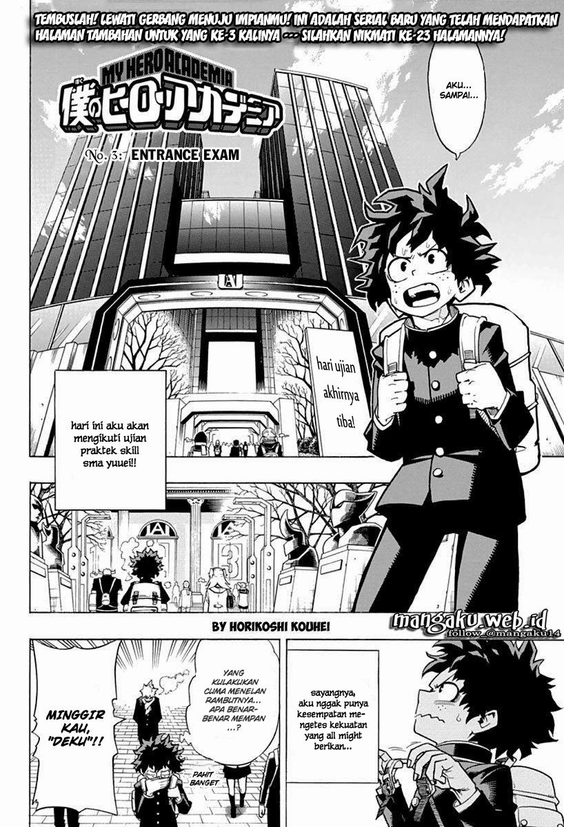 Boku no Hero Academia — Chapter 3, halaman 3