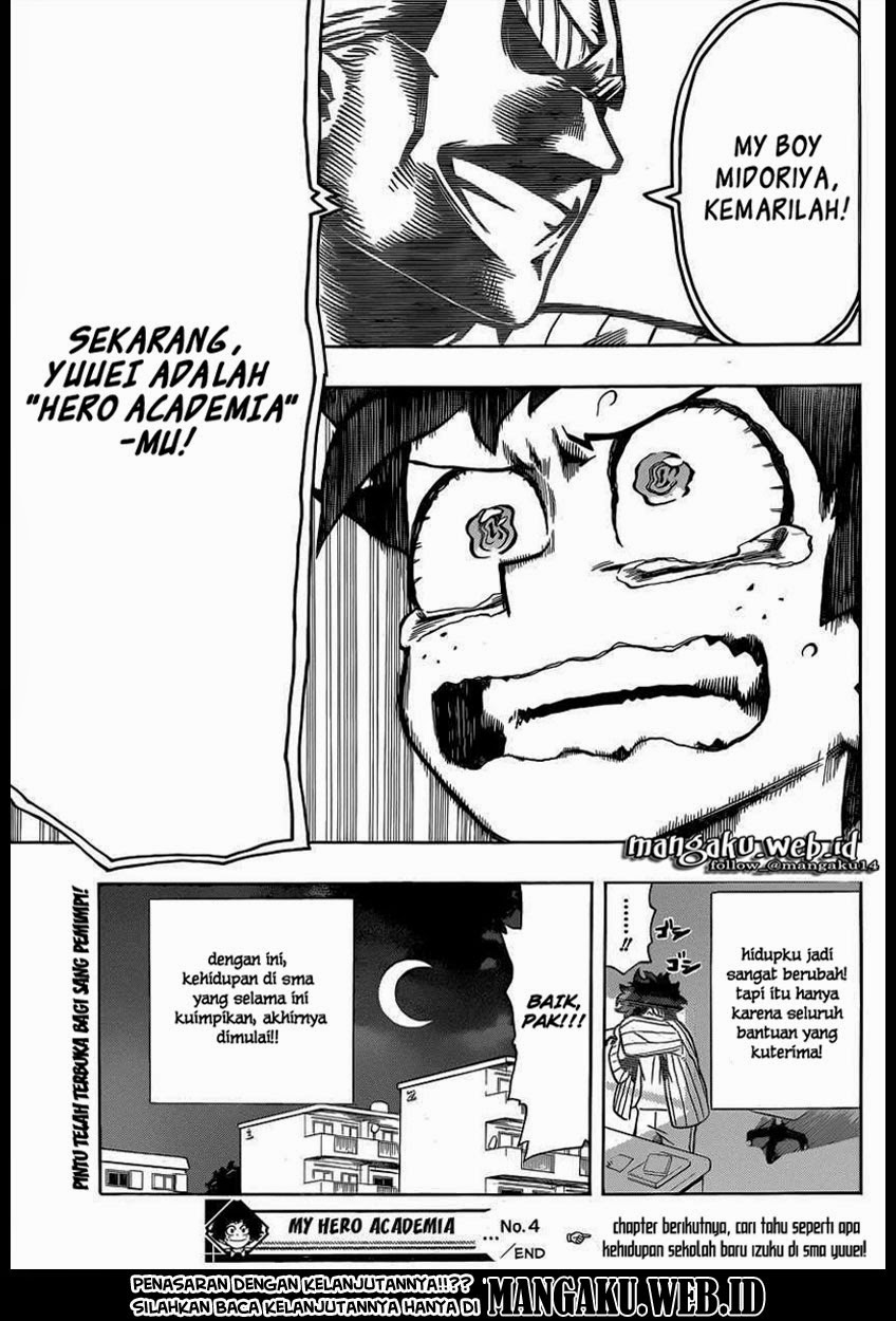 Boku no Hero Academia — Chapter 4, halaman 20
