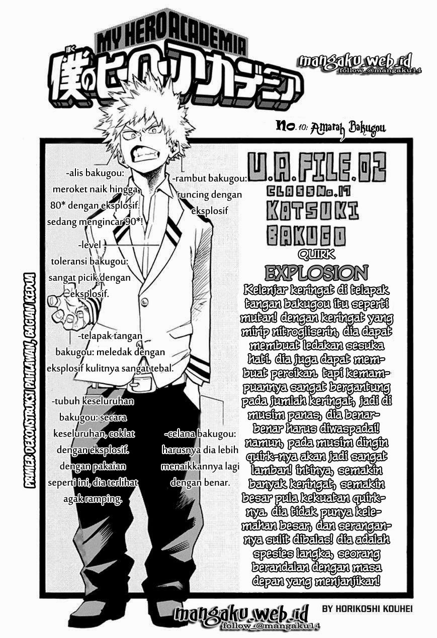 Boku no Hero Academia — Chapter 10, halaman 2