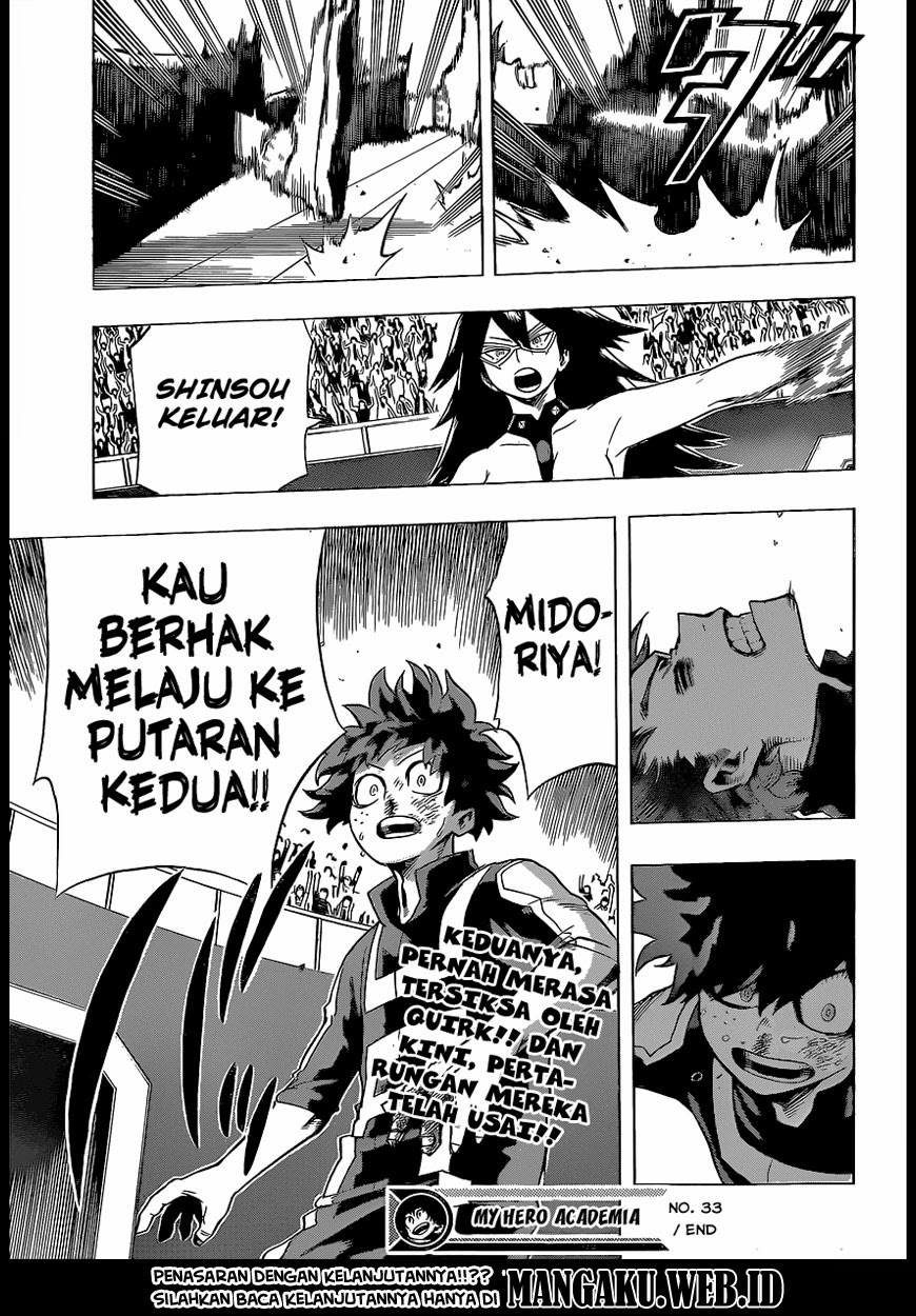 Boku no Hero Academia — Chapter 33, halaman 19