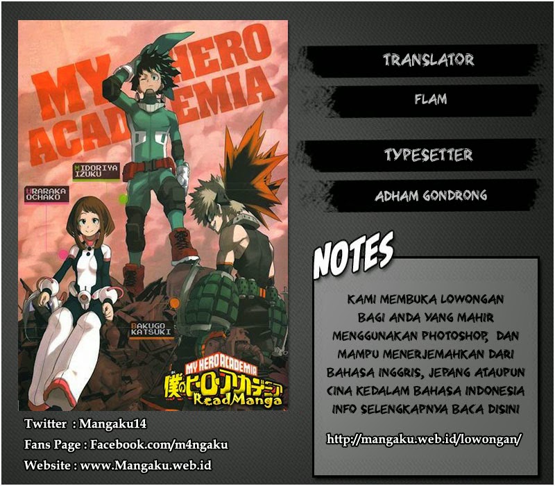 Boku no Hero Academia — Chapter 35, halaman 1