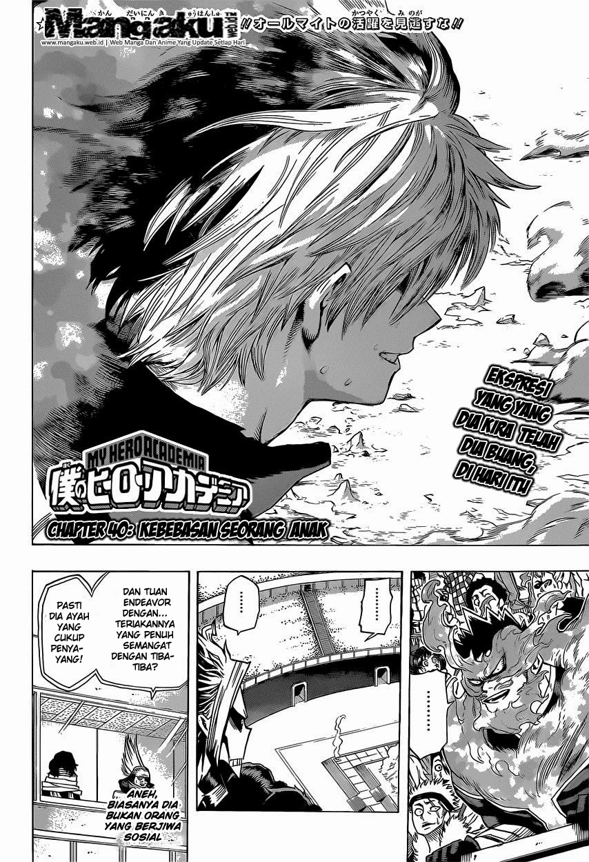 Boku no Hero Academia — Chapter 40, halaman 3