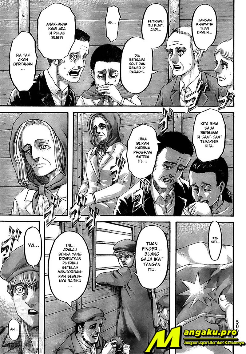 Shingeki no Kyojin — Chapter 133.2, halaman 17