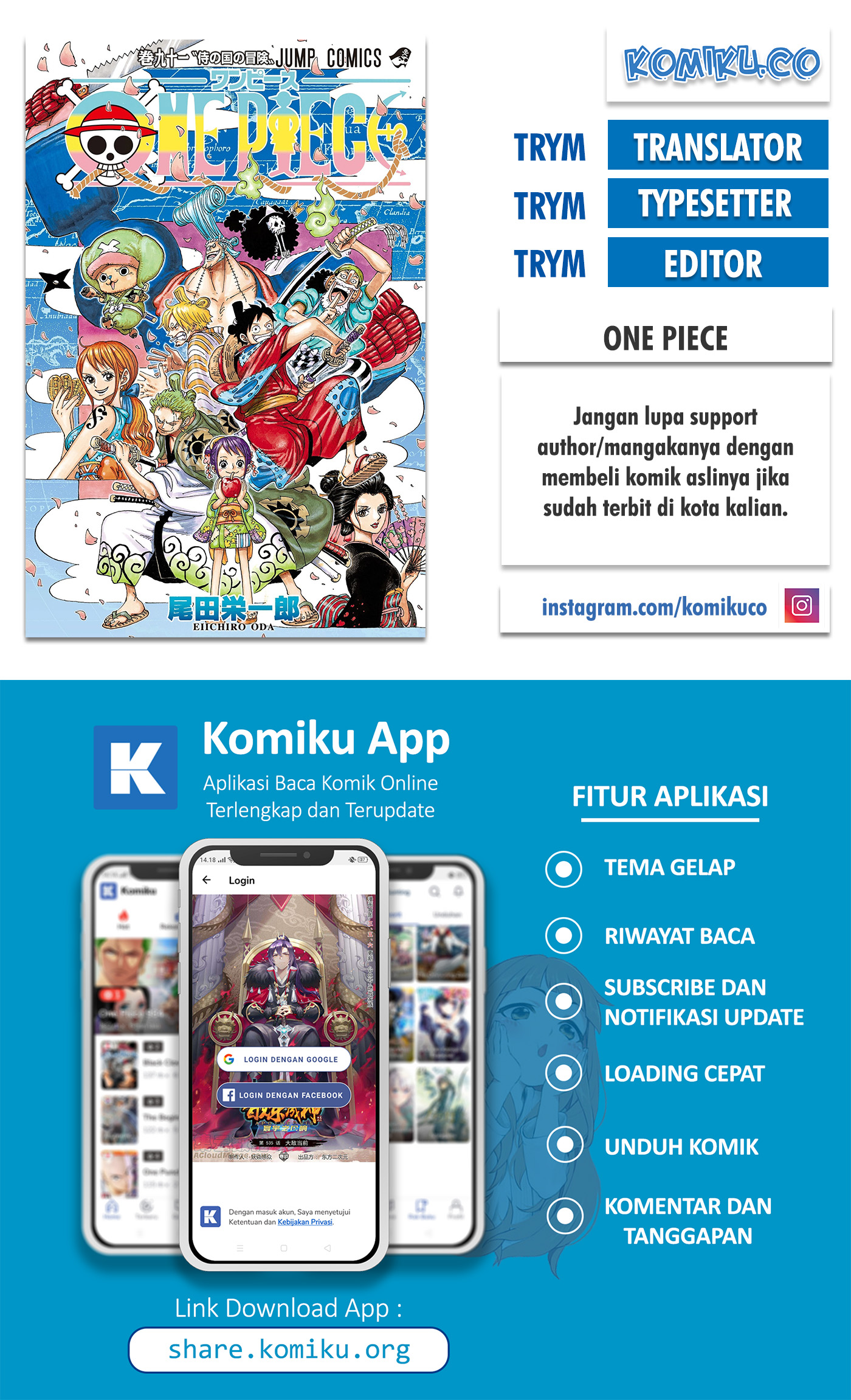 One Piece — Chapter 992, halaman 1