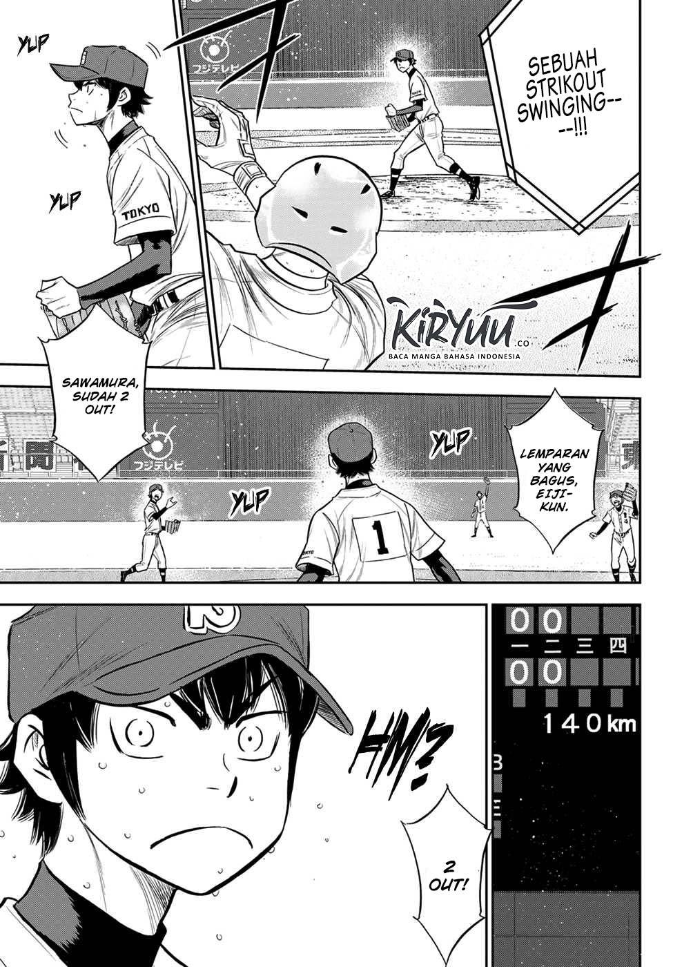 Diamond no Ace Act 2 — Chapter 230, halaman 10