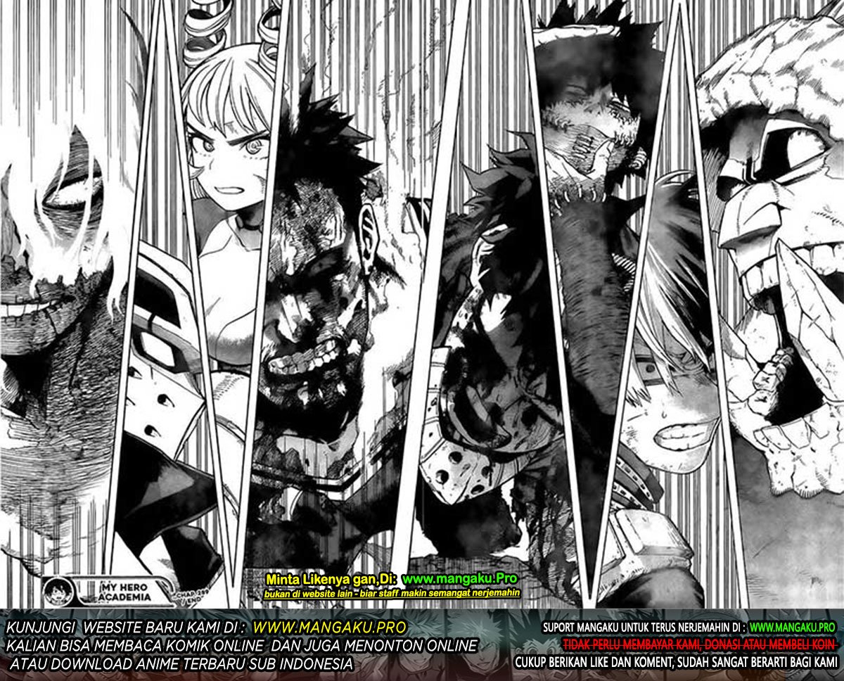 Boku no Hero Academia — Chapter 289, halaman 18