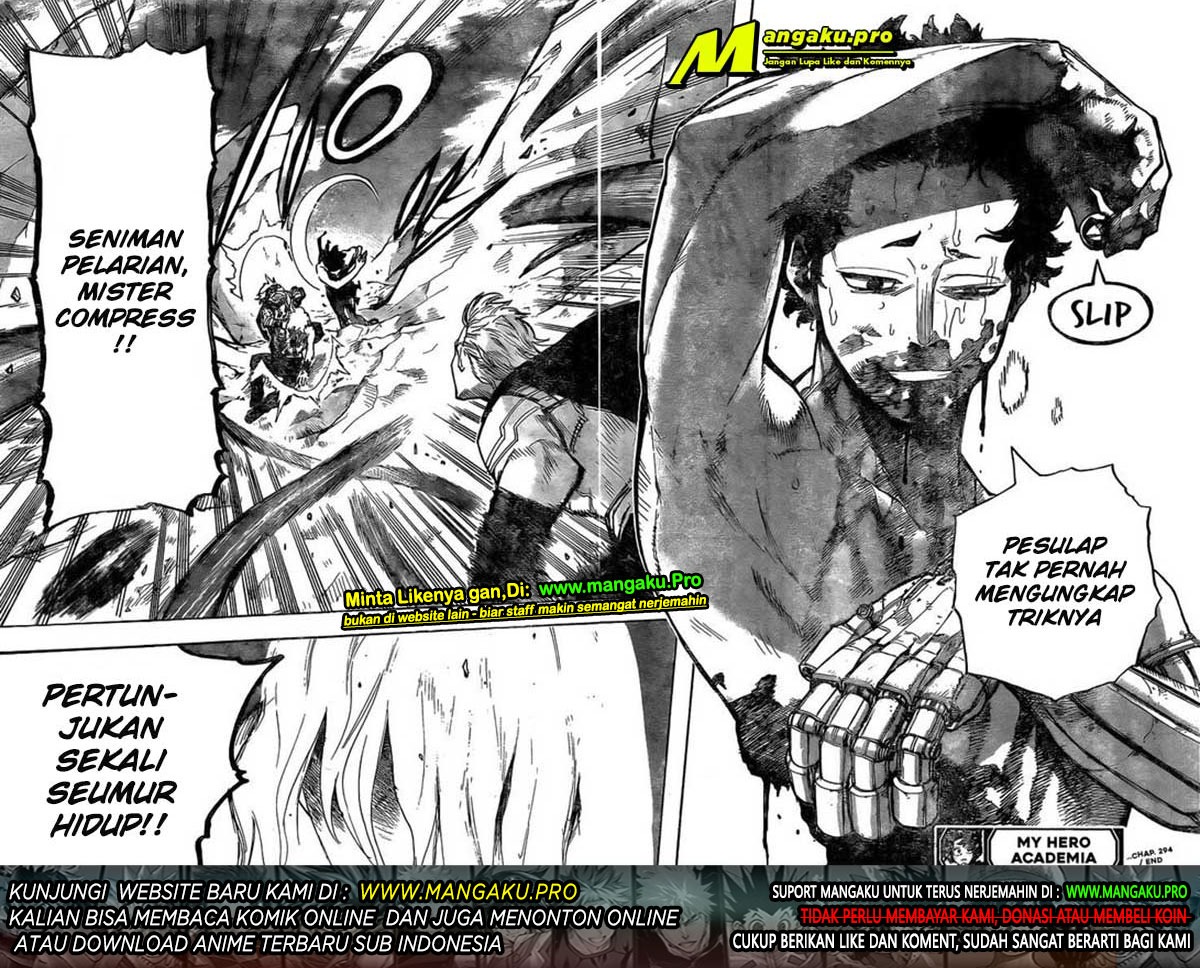 Boku no Hero Academia — Chapter 294, halaman 16