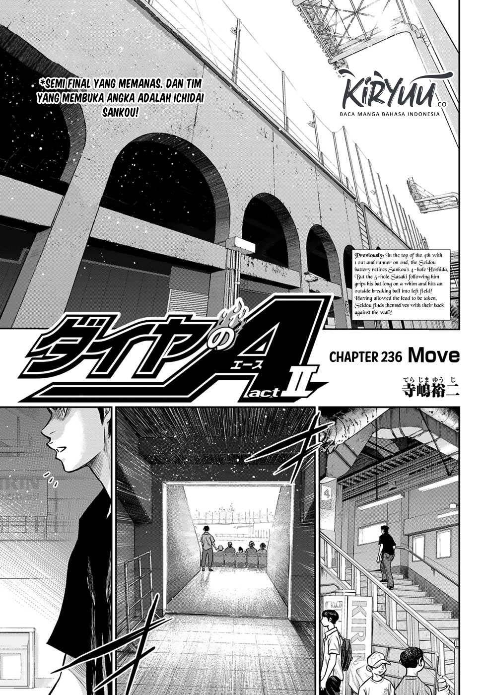 Diamond no Ace Act 2 — Chapter 236, halaman 2