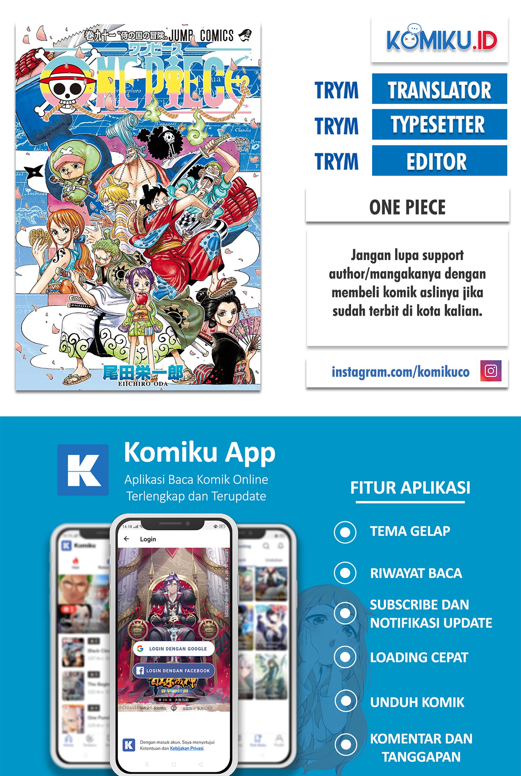 One Piece — Chapter 1002, halaman 1